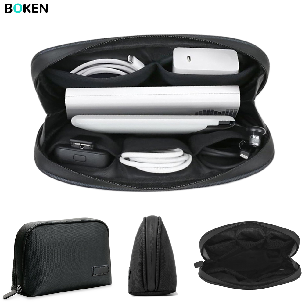 Tech Accessories Travel - กระเป๋าใส่อุปกรณ์อิเล็กทรอนิกส์น้ำหนักเบา กันน้ำ พกพาสะดวก สำหรับเก็บสายชาร์จ เหมาะสำหรับการเดินทาง บ้าน