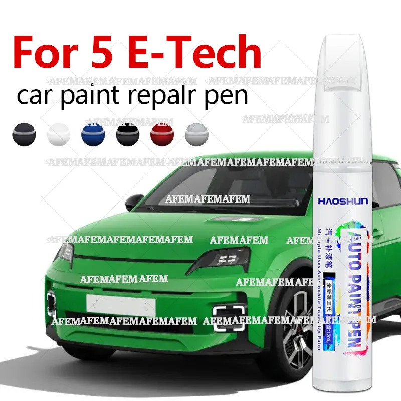 Tech Accessories Renault - ปากกาซ่อมสีรถยนต์สำหรับ 2024-2025 เรโนลต์ 5 อี-เทคสีซ่อมรอยขีดข่วนอุปกรณ์เสริมอาร์กติก ไวท์