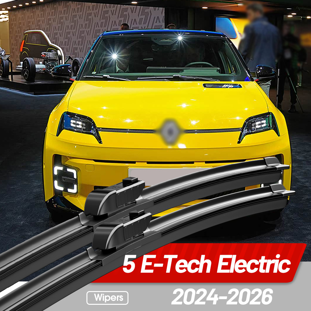 Tech Accessories Renault - สำหรับเรโนลต์ 5 อีเทค อิเล็กทริก 2024-2026 ใบปัดน้ำฝนหน้า