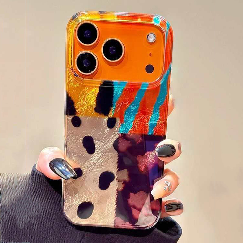 Tech Accessories Iphone - เคสโทรศัพท์ลายเสือดาวสไตล์เรโทรใหม่สำหรับ iPhone 17 16 15 14