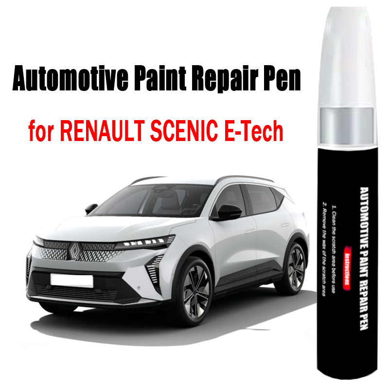 Tech Accessories Renault - ปากกาซ่อมแซมสีรถยนต์สำหรับเรโนลต์ซีนิค อี-เทคปากกาแตะสีกำจัดรอยขีดข่วนสีรถอุปกรณ์ดูแล