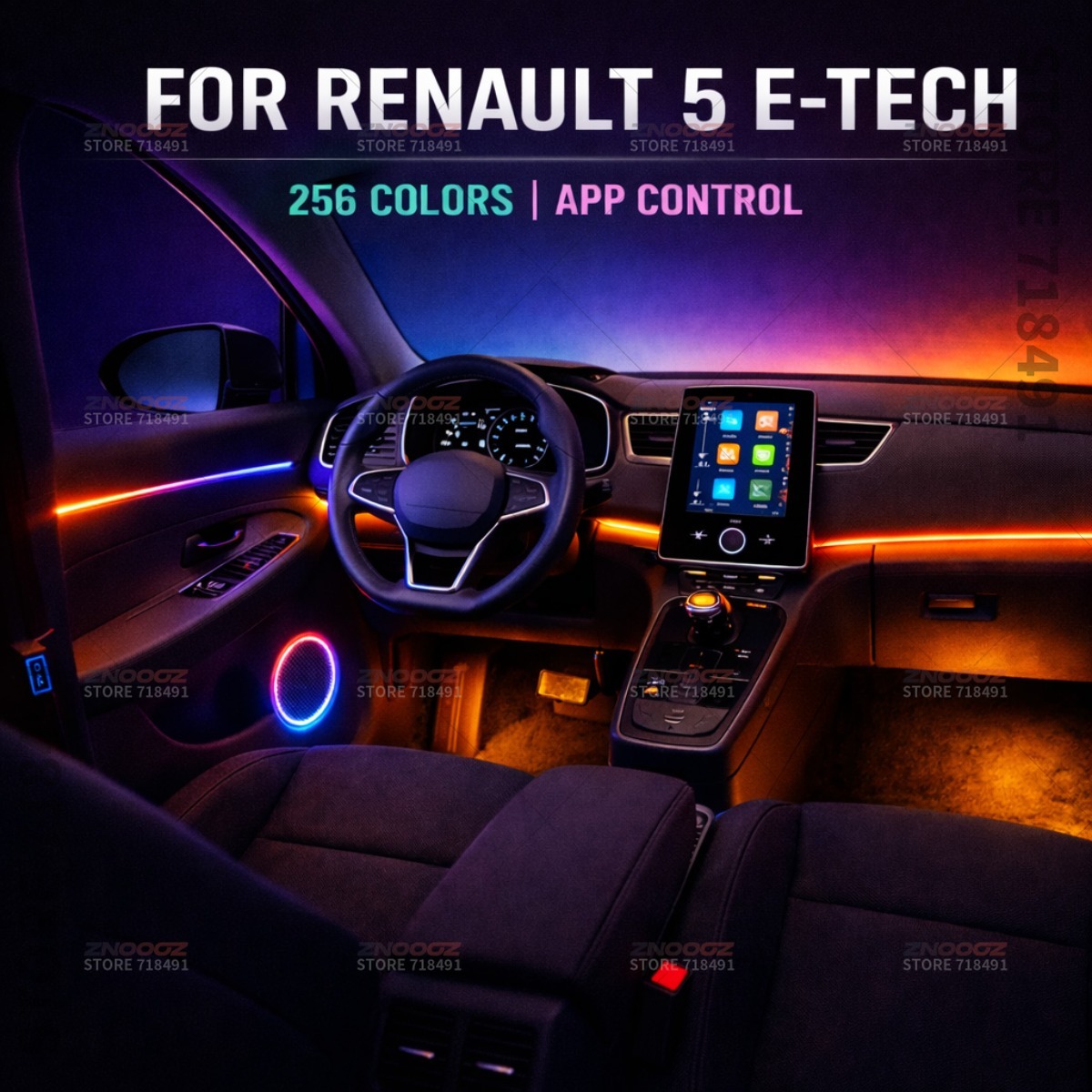 ไฟตกแต่งภายในรถยนต์อะคริลิค RG - Tech Accessories Renault บทวิจารณ์และราคา
