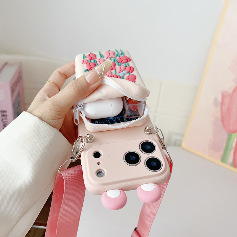 เคสกระเป๋าใส่บัตรลายดอกทิวลิปแ - Tech Accessories Iphone บทวิจารณ์และราคา
