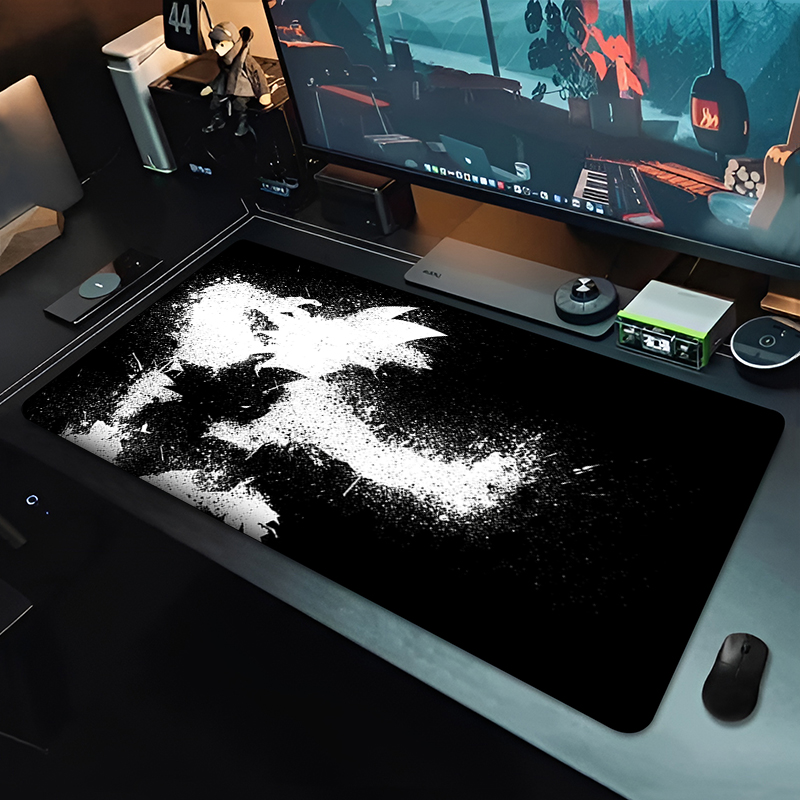 แผ่นรองเมาส์อนิเมะ DBZ สีดำ ลา - Tech Accessories Desk บทวิจารณ์และราคา