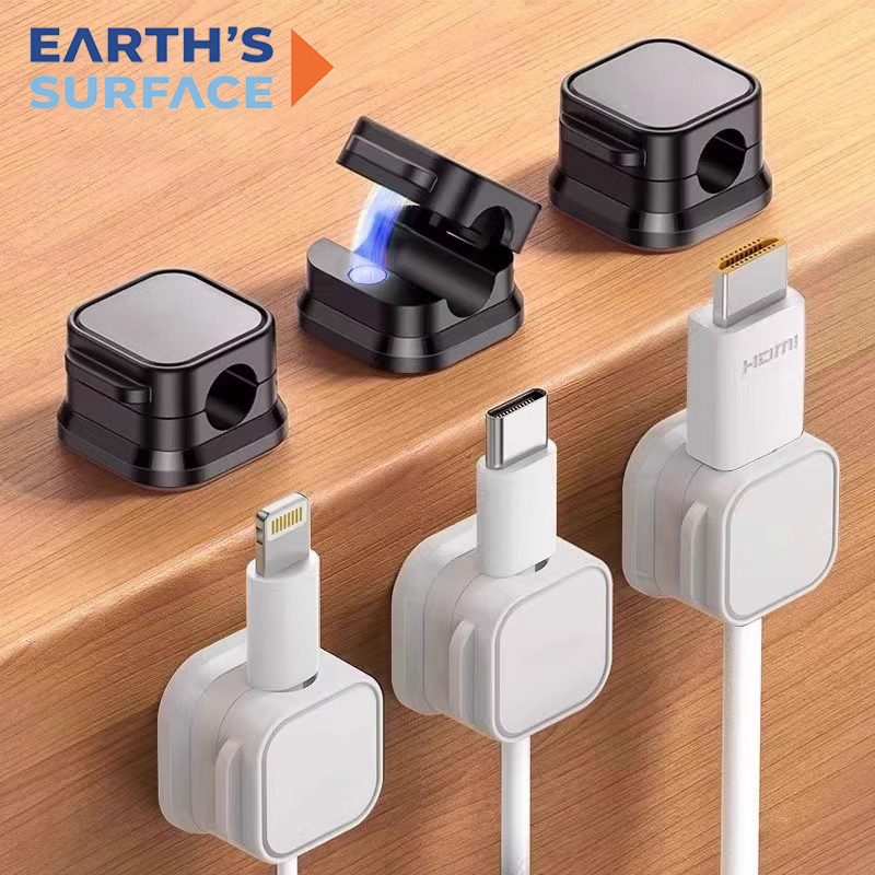 ที่หนีบสายแม่เหล็กแบบมีกาวสำหร - Desk Cable Clip บทวิจารณ์และราคา