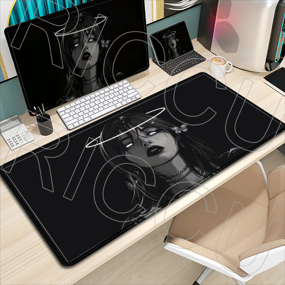 แผ่นรองเมาส์ลายอนิเมะสาวสไตล์แ - Tech Accessories Desk บทวิจารณ์และราคา