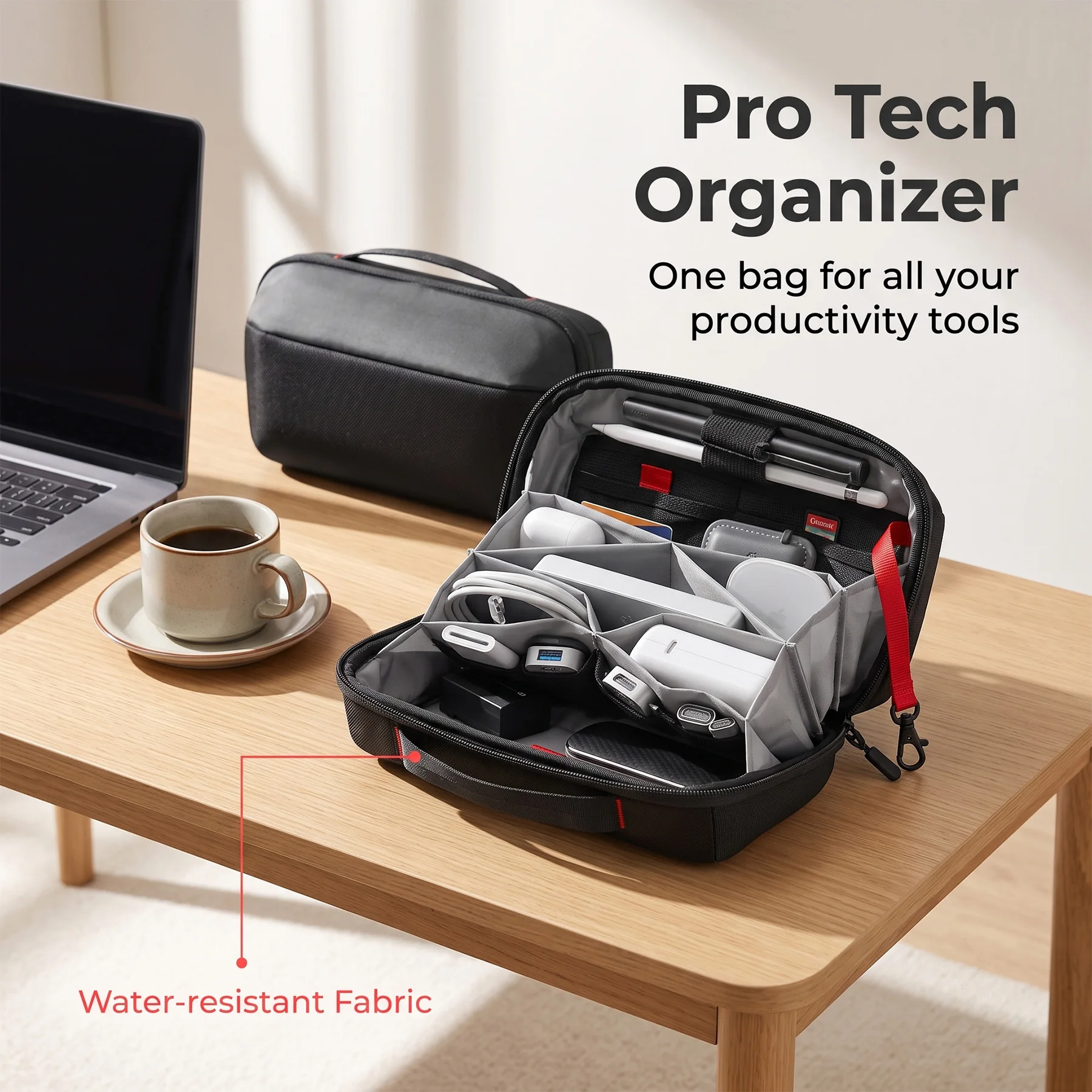 กระเป๋าจัดระเบียบอุปกรณ์เทคโนโ - Tech Accessories Travel บทวิจารณ์และราคา