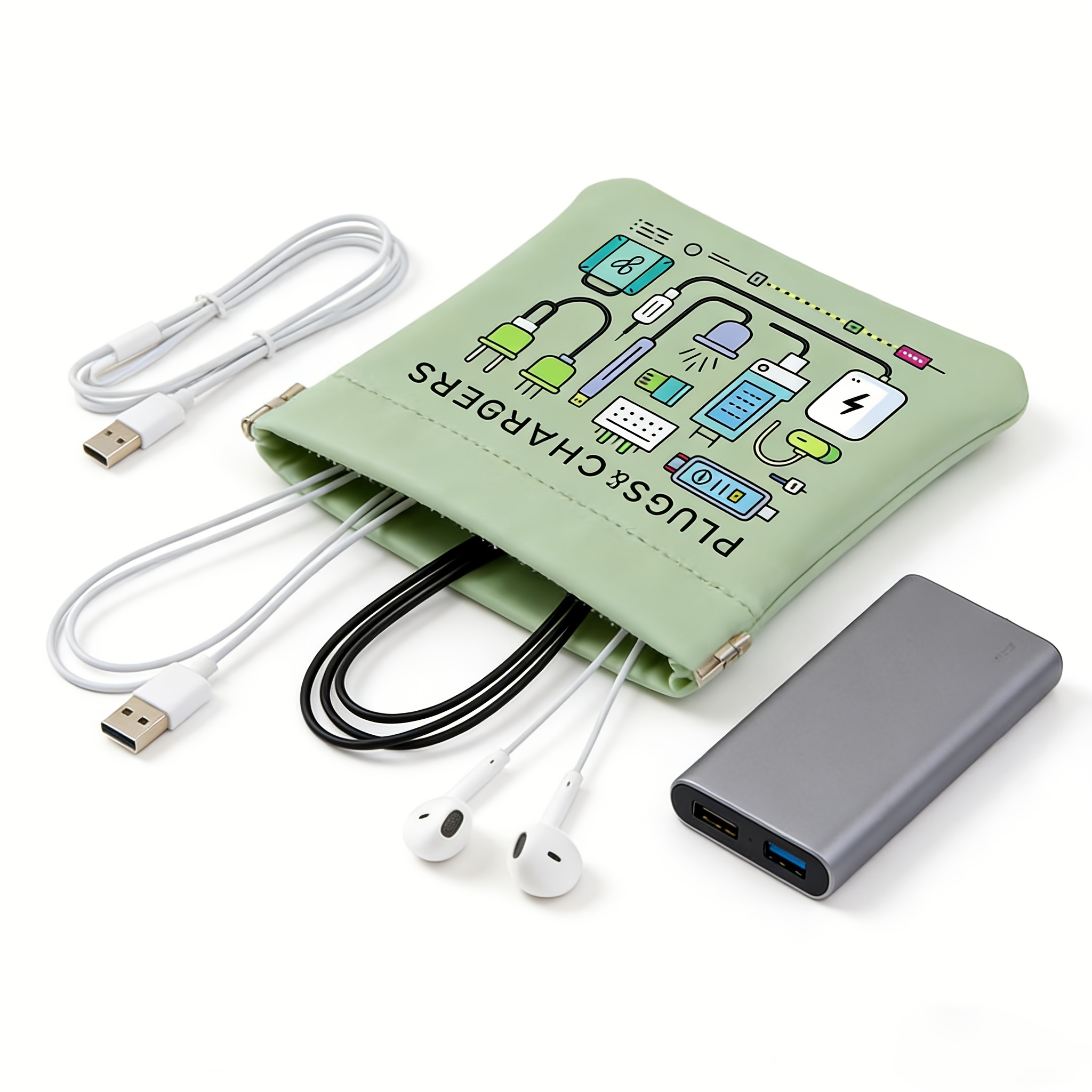 กระเป๋าจัดเก็บสายเคเบิลแบบพกพา - Tech Accessories Travel บทวิจารณ์และราคา