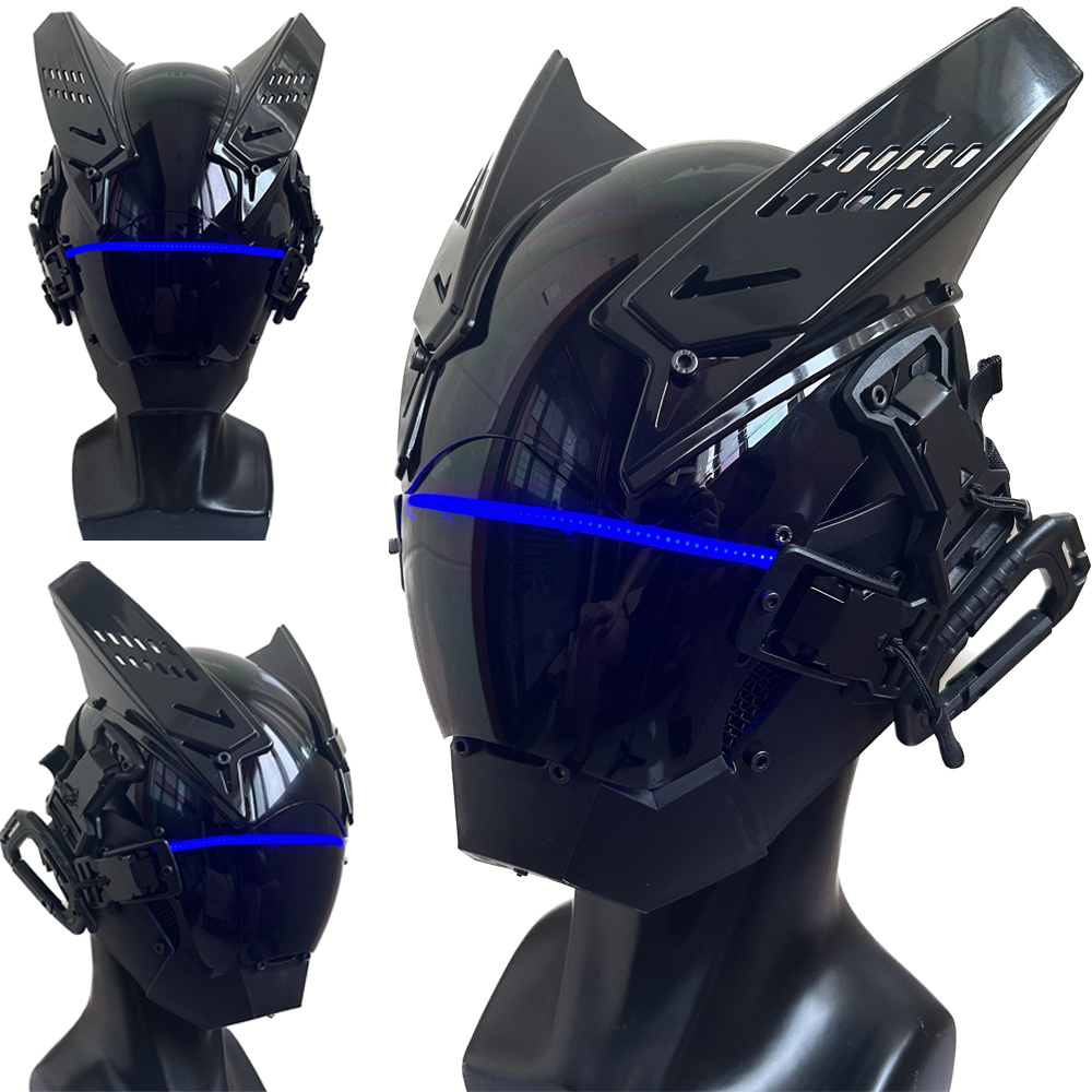 หมวกกันน็อค Cyberpunk Punk หน้ - Tech Wear Accessories บทวิจารณ์และราคา