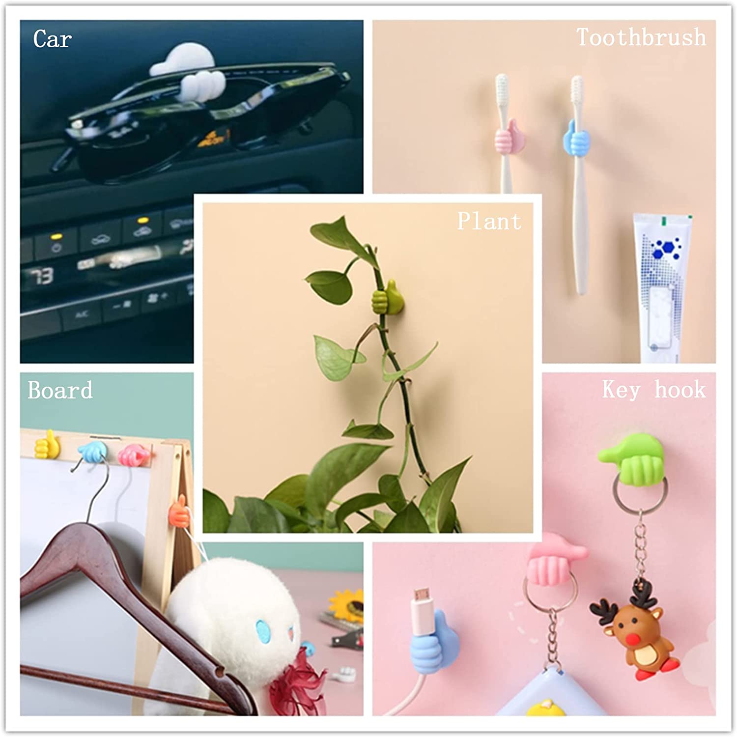 ที่เก็บสายเคเบิลแบบติดผนัง 1-1 - Desk Cable Clip บทวิจารณ์และราคา