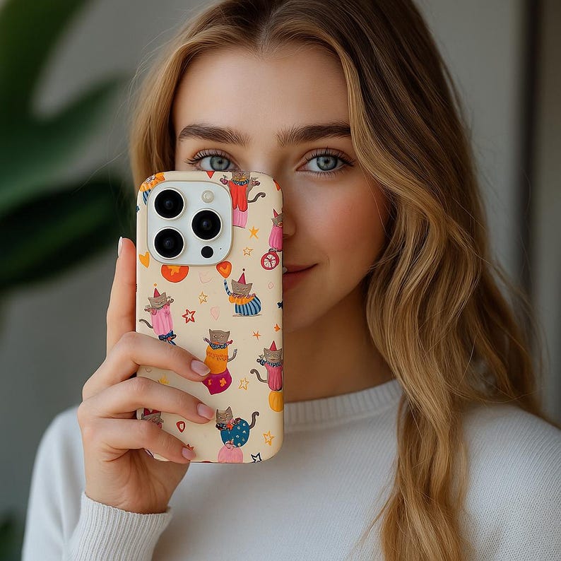 เคสไอโฟนลายแมวตลกสำหรับ iPhone - Tech Accessories Iphone บทวิจารณ์และราคา