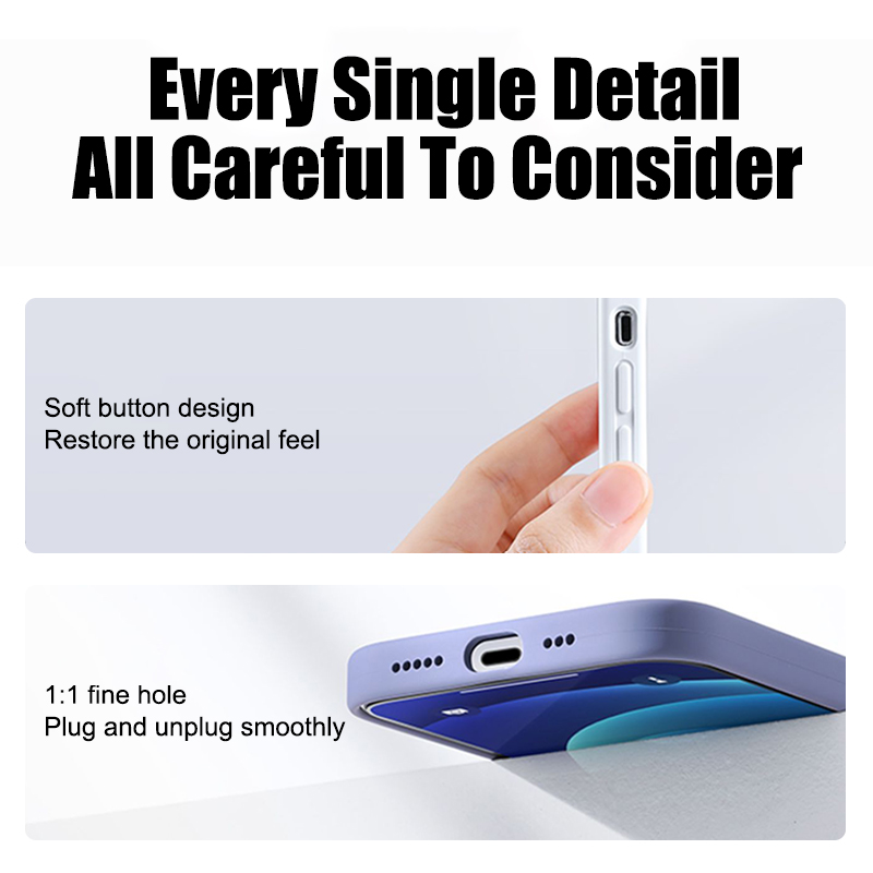 เคสซิลิโคนเหลวของแท้สำหรับ App - Tech Accessories Iphone บทวิจารณ์และราคา