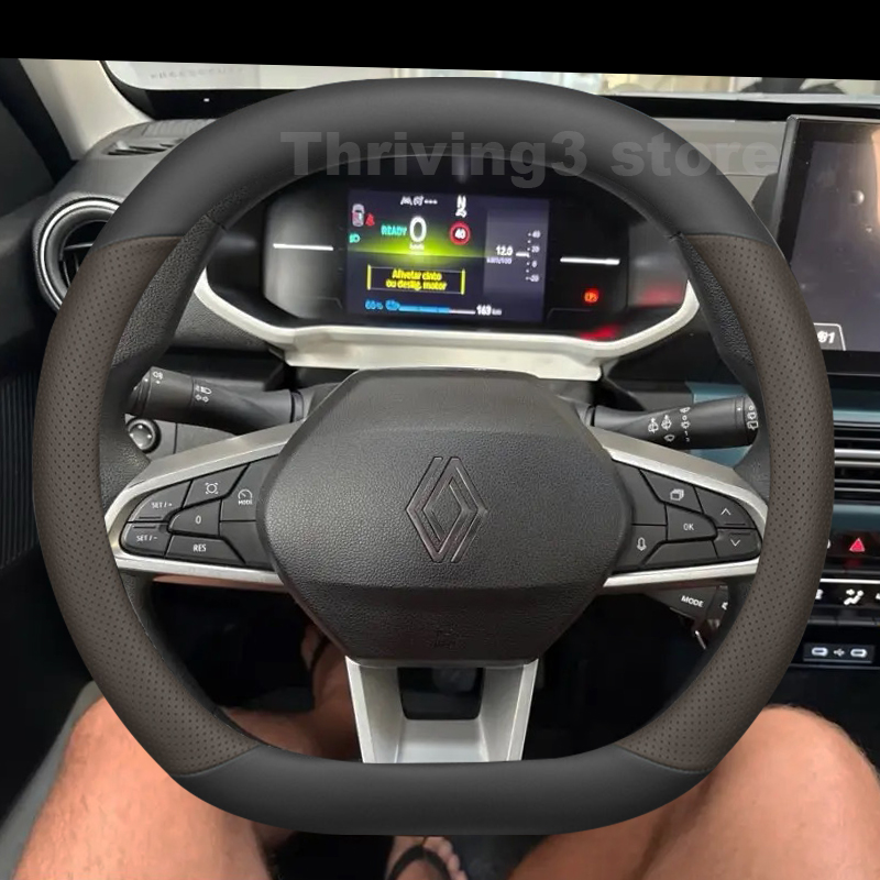 ฝาครอบพวงมาลัยรถหนังสำหรับเรโน - Tech Accessories Renault บทวิจารณ์และราคา