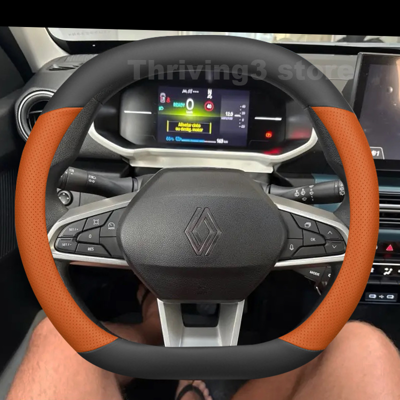 ฝาครอบพวงมาลัยรถหนังสำหรับเรโน - Tech Accessories Renault บทวิจารณ์และราคา