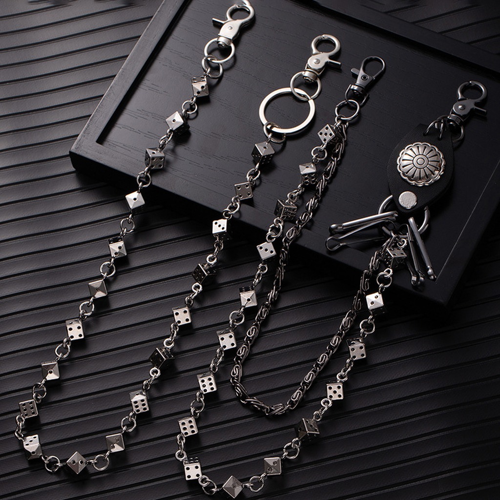 โซ่คล้องกางเกงผู้ชาย สไตล์พังก - Tech Wear Accessories บทวิจารณ์และราคา